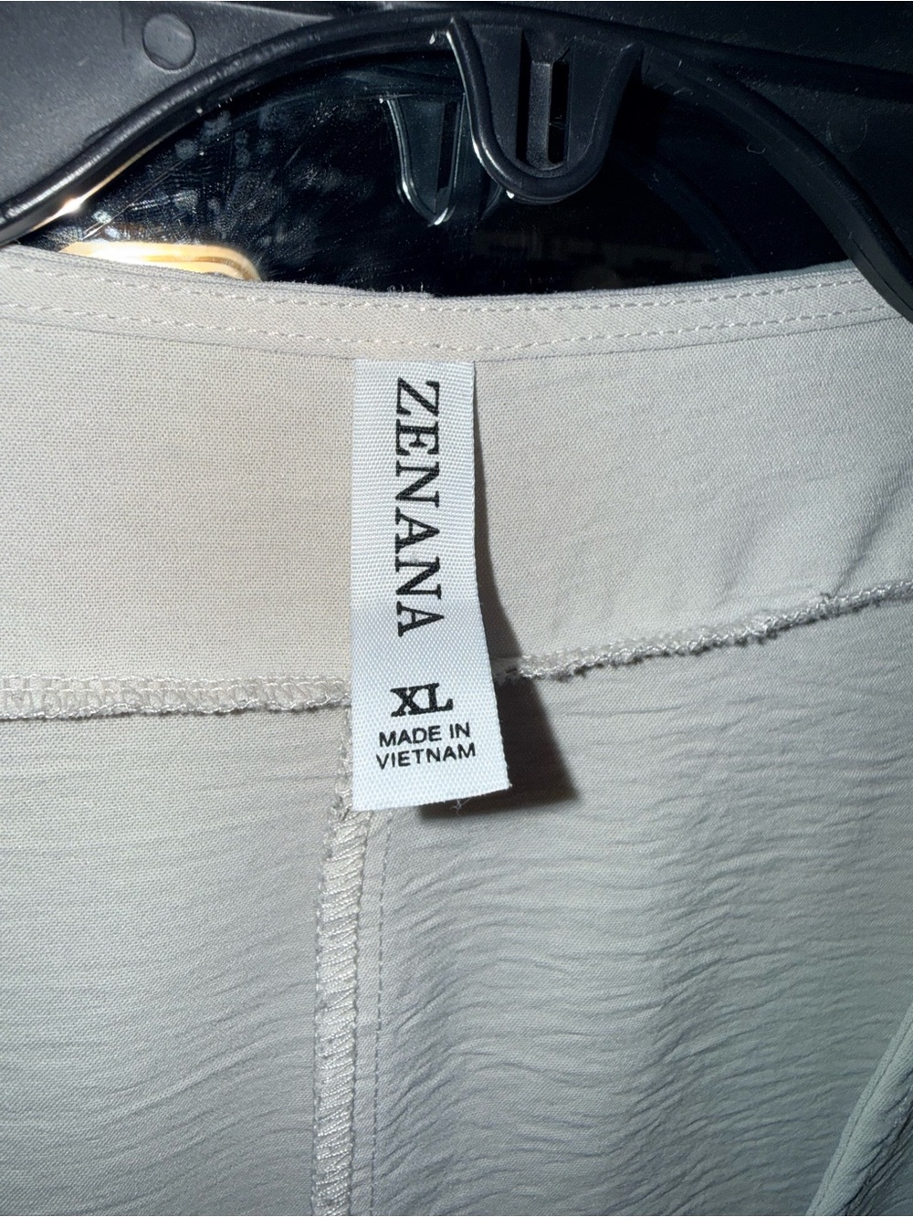 Zenana Outfitters Light Gray V-Neck Relaxed Tunic - Picture 3 of 4